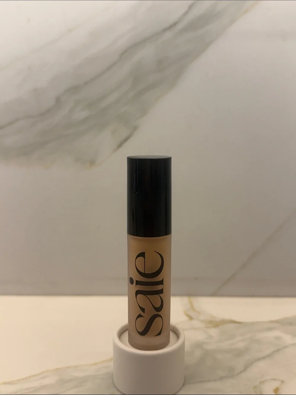 Saie Tinted Serum Concealer - 9 Medium Beige with Black Cap